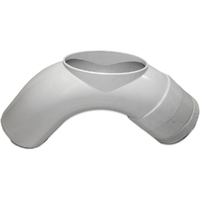 CIVILTEC PVC DWV Manhole Drop Bend M&F 150mm SWJ