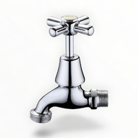 Whitehall Hose Tap Anti Vndl Chrome Plated w Jumper Valve LF