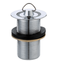 32mm x 80mm DELUXE PLUG AND WASTE WITH OVERFLOW C/P 