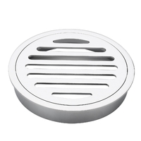 80mm Round FLoor Grate Trapscrew C/P