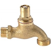 LF 15mm V/PROOF MALE HOSE COCK LESS KEY (1/2") BR