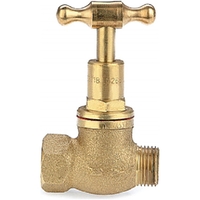 LF 15mm M/F STOP COCK (1/2") BR