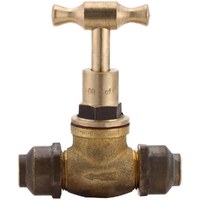 LF 15mm STOP COCK FLARED (1/2") BR
