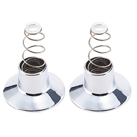 Unstyled Recess Large FLanges And Springs Abs C/P (1 Pr)