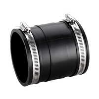 90mm Flexible Coupling For PVC- Copper- Gal-Cl Grey