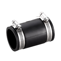 50mm Flexible Coupling For PVC - Copper - Gal - Cl Grey