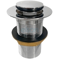 elson EZI-CLEAN POP-UP PLUG & WASTE 32mm x 80mm BRASS CP