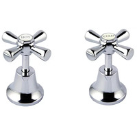 Whitehall Chrome Plated Basin Top Assembly Ceramic Disc