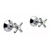 1/2 Turn Ceramic Disc Wall Top Assembly Whitehall Chrome Plated 