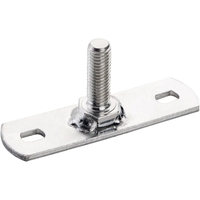M10 Male Centre Mounting Plate Gal (20 Per Pkt)