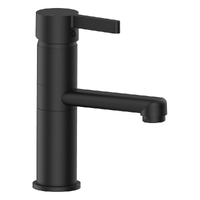 Adero Medium Basin Mixer - 4 Star Matt Black (Lf)