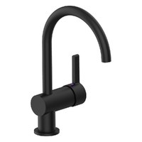 Adero Horizontal Sink Mixer - 4 Star Matt Black (Lf)