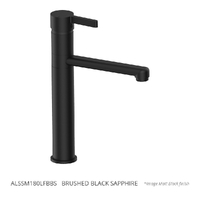 Adero Sink Mixer - 4 Star Brushed Black Sapphire (Lf)
