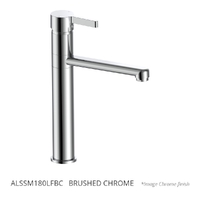 Adero Sink Mixer - 4 Star Brushed Chrome (Lf)