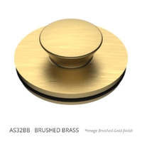 32Mm Anello Stopper Brushed Brass