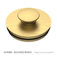 40Mm Anello Stopper Brushed Brass