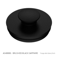 40Mm Anello Stopper Brushed Black Sapphire