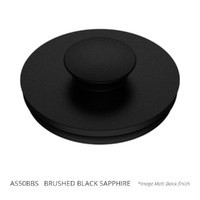 50Mm Anello Stopper Brushed Black Sapphire