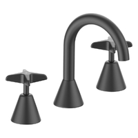 Aurora Star Basin Set - Fixed Spout - 6 Star - Jumper Valve Gunmetal (Lf)