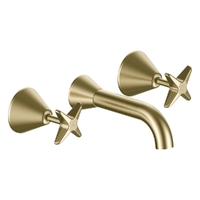 Aurora Star Bath Set - 3/4 Turn Ceramic Brushed Gold