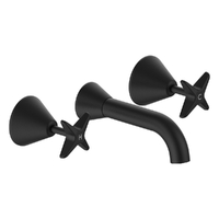 Aurora Star Bath Set - 3/4 Turn Ceramic Matt Black