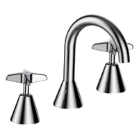 Aurora Star Basin Set - Swivel Spout - 4 Star - 3/4 Turn Ceramic Chrome (Lf)