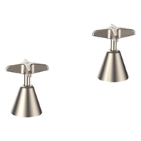 Aurora Star Wall Top Assembly - 3/4 Turn Ceramic Brushed Nickel (Lf)