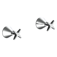 Aurora Star Wall Top Assembly - 3/4 Turn Ceramic Chrome (Lf)