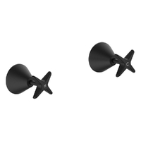 Aurora Star Wall Top Assembly - 3/4 Turn Ceramic Matt Black (Lf)