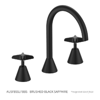 Aurora Star Hob Sink Set - 4 Star - Jumper Valve Brushed Black Sapphire (Lf)