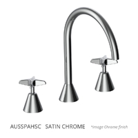 Aurora Star Hob Spa Set - Jumper Valve Satin Chrome