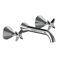 Aurora Star Wall Spa Set - Jumper Valve Chrome