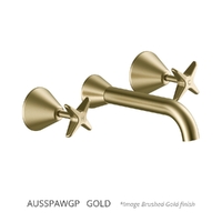 Aurora Star Wall Spa Set - Jumper Valve Gold