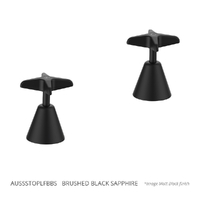Aurora Star Wall Top Assembly - Jumper Valve Brushed Black Sapphire (Lf)