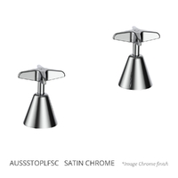 Aurora Star Wall Top Assembly - Jumper Valve Satin Chrome (Lf)
