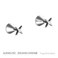 Aurora Star Wall Top Assembly - Jumper Valve Brushed Chrome (Lf)