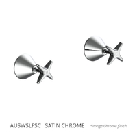 Aurora Star Wall Top Assembly - Jumper Valve Satin Chrome (Lf)