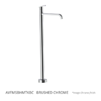 Aviad Bath Filler - Swivel Brushed Chrome Trim Kit