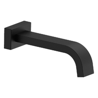 Aviad Wall Outlet - Basin/Sink - 156Mm 6 Star Matt Black (Lf)