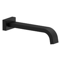 Aviad Wall Outlet - Bath - 214Mm Matt Black