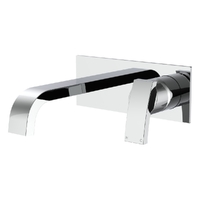 Aviad Horizontal Wall Mixer Set - Bath - 156Mm Outlet Chrome Trim Kit