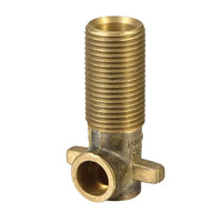 15OD X 15MI Winged Connector Spurred Brass 