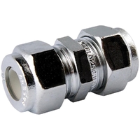Nylon Compression Union Chrome Plated 20C X 20C LF
