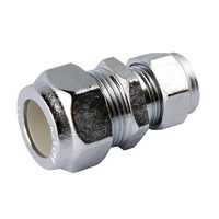 20C X 15C Nylon Compression Union Reducing Chrome Plated 