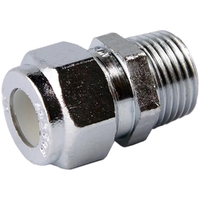 Nylon Compression Union Chrome Plated 15MI x15C LF