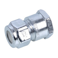 15FI X 15C Nylon Compression Union Chrome Plated 