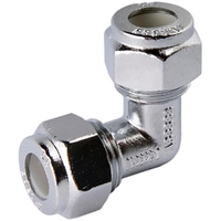 Nylon Compression Elbow Chrome Plated 15C X 15C LF