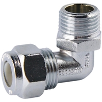 Nylon Compression Elbow Chrome Plated 15MI X 15C LF