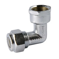 20FI X 20C Nylon Compression Elbow Chrome Plated 