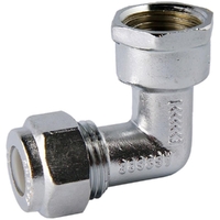 Nylon Compression Elbow Chrome Plated 20FI X 20C LF